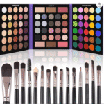 UCANBE Eyeshadow Palette with 15Pcs Brushes Makeup Set,