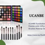 UCANBE Eyeshadow Palette with 15Pcs Brushes Makeup Set