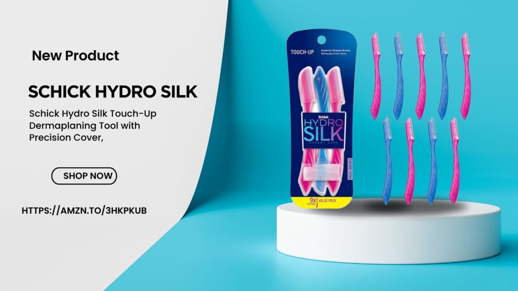 Schick Hydro Silk Touch-Up Dermaplaning Tool with Precision Cover,
