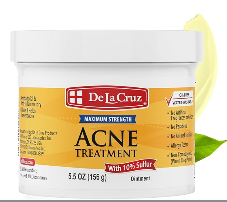 De La Cruz Sulfur Ointment - Cystic Acne Treatment for Face