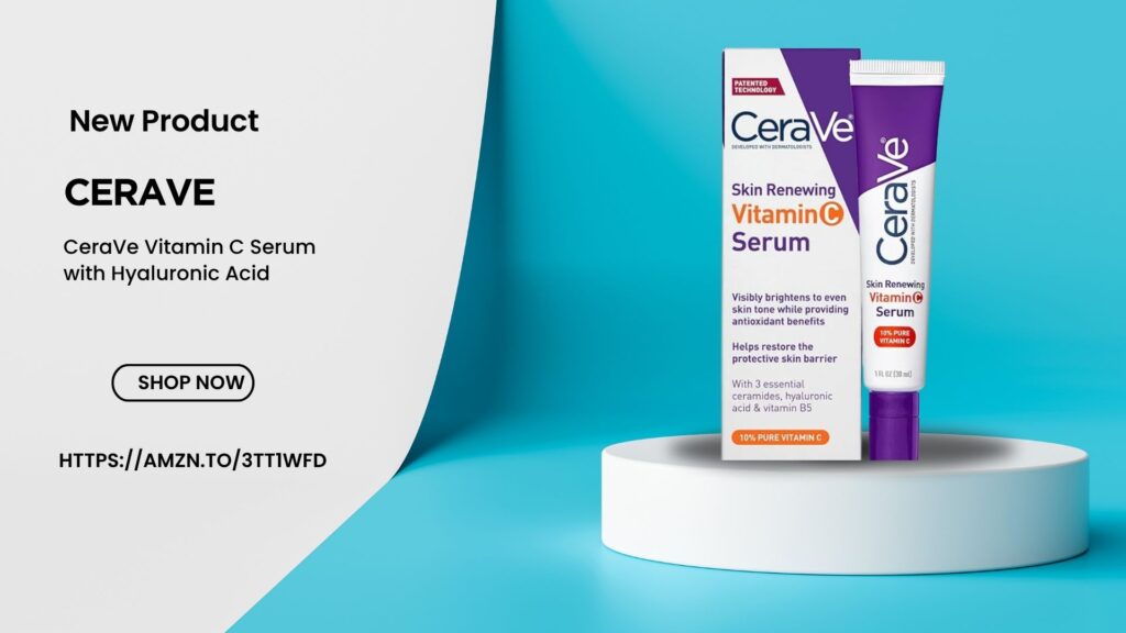 CeraVe Vitamin C Serum with Hyaluronic Acid,