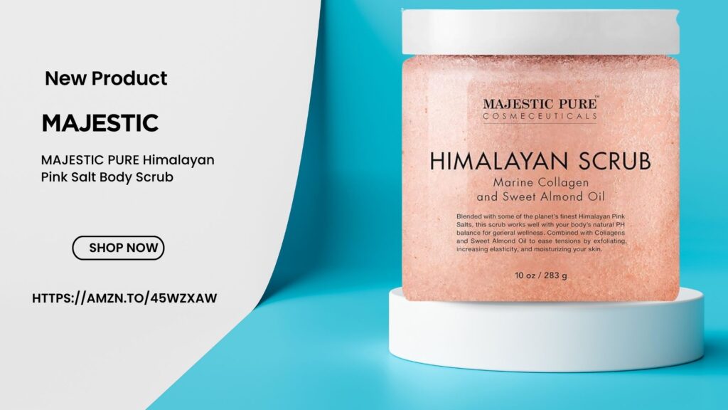 MAJESTIC PURE Himalayan Pink Salt Body Scrub