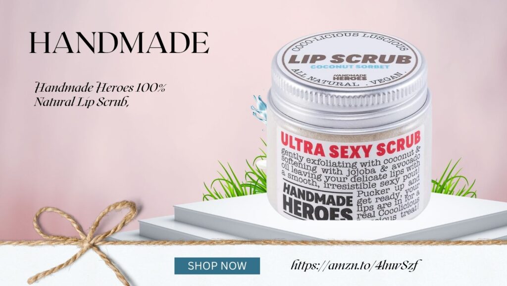Handmade Heroes 100% Natural Lip Scrub,